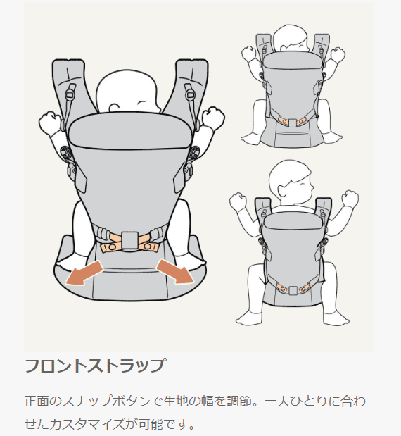 エルゴアダプト
フロントストラップ