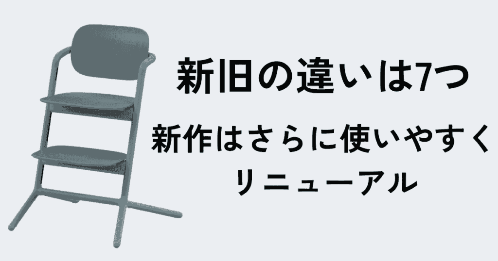 【まとめ】サイベックスレモチェア新作と旧モデルの違いは7つ！リニューアルされてより便利に