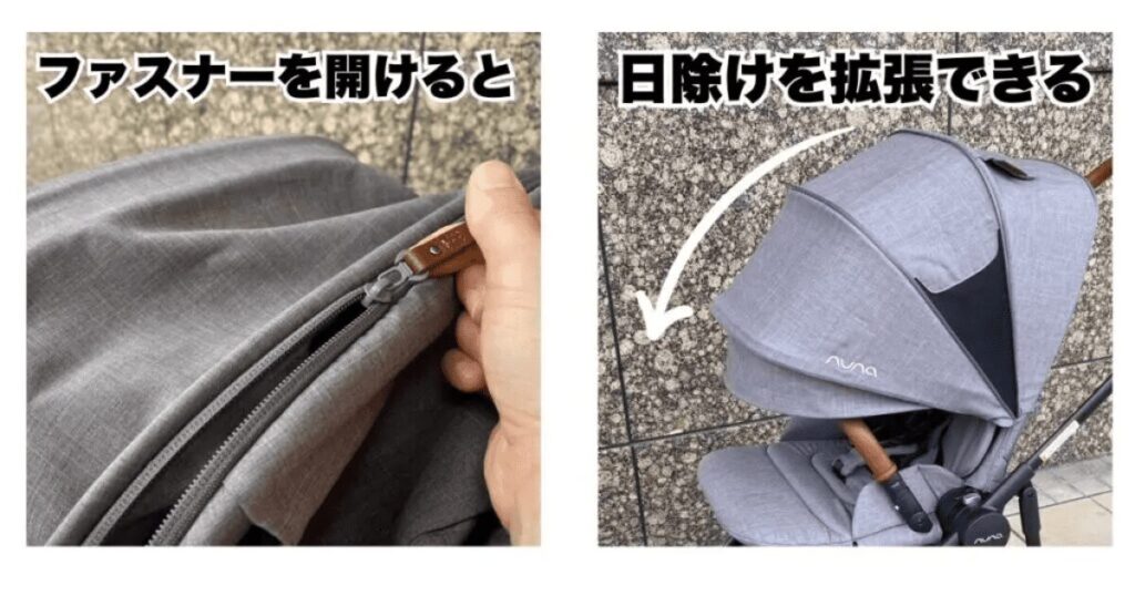 ヌナイクサスイブ イクサネクスト スイブ 日除け拡張方法