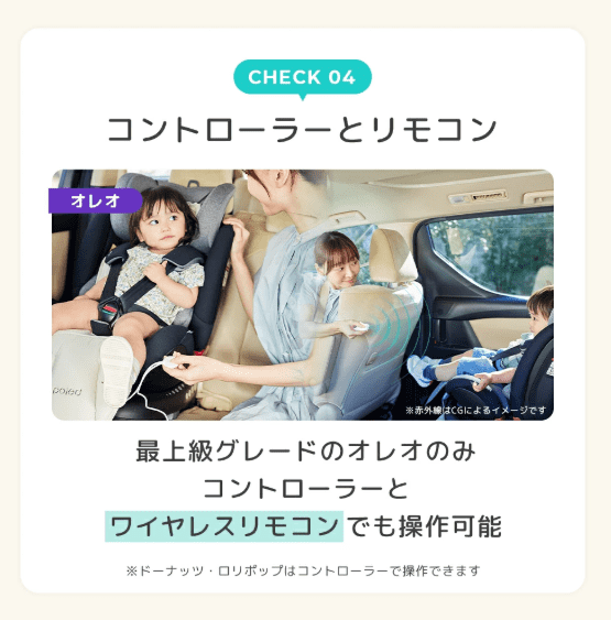 エアラブ　ドーナツ・ロリポップ・オレオ　違い　比較　オレオのみリモコンあり