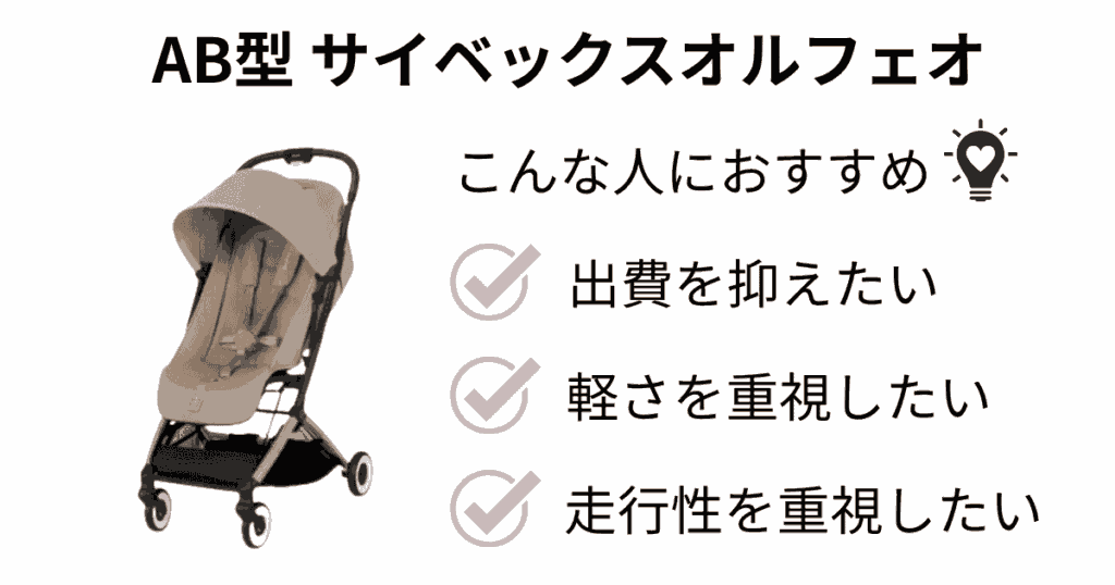 安さ重視!でも機能面も妥協したくない人には【サイベックスオルフェオ】がおすすめ
こんな人におすすめ
出費を抑えたい
軽さを重視したい
走行性を重視したい