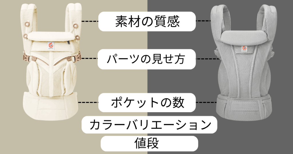 エルゴオムニクラシックとオムニデラックスの違い5つ