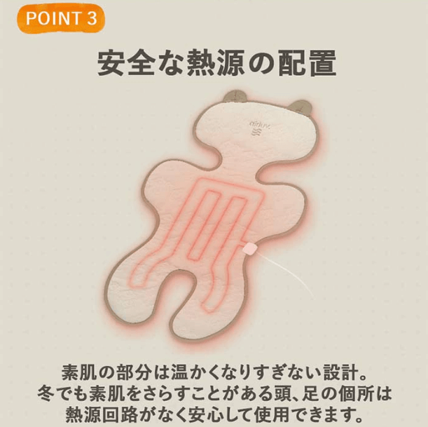 エアラブウォームの熱源配置