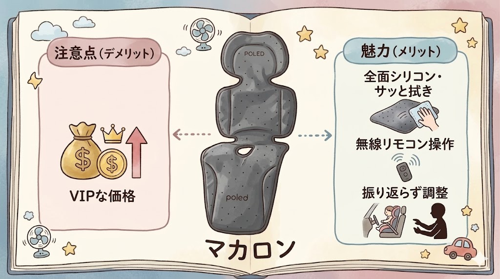 車移動がメインで、最高に楽をしたい人：マカロン（お掃除ロボット）