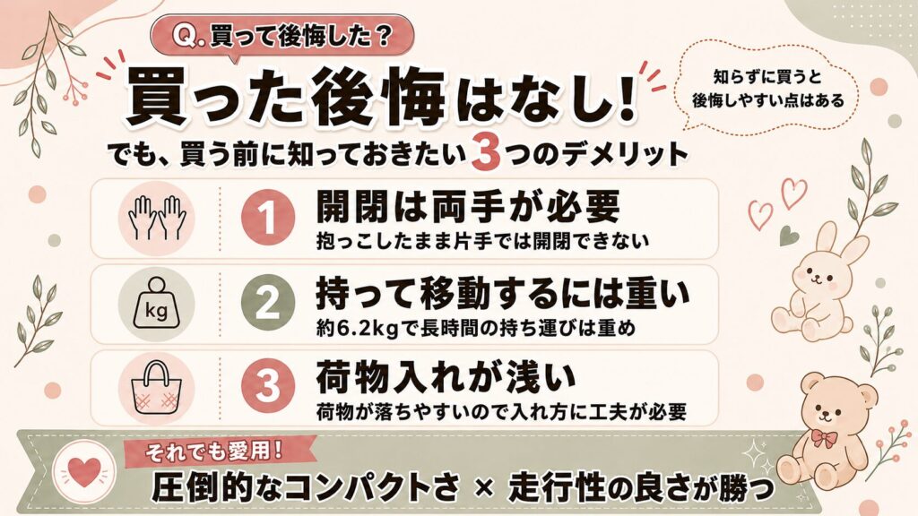 買って後悔しましたか?